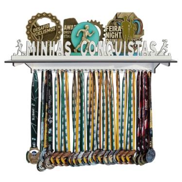 Imagem de Porta Medalhas e Troféus de Parede Futebol Feminino 60cm Comprimento