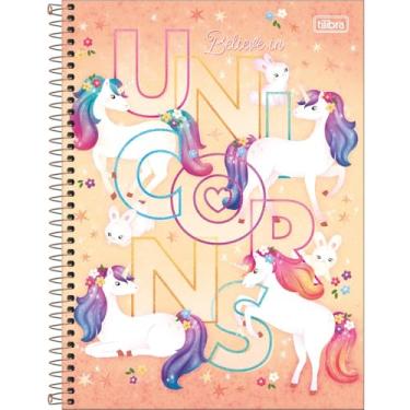 Imagem de Caderno Blink! Unicórnio Universitário Espiral TILIBRA - 80 Folhas (Believe in Unicorns)