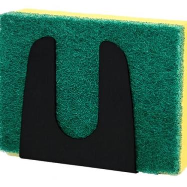 Imagem de Suporte Porta Esponja Com Ventosa Gruda Parede Multifuncional Para Pia