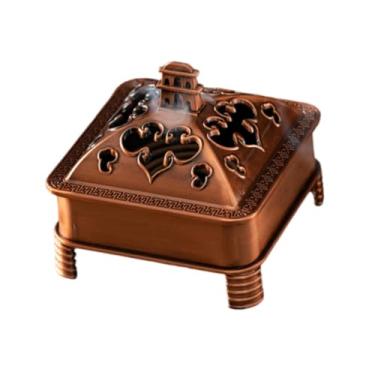 Imagem de Ｂｅｓｇａ Queimador de incenso, suporte de incenso, ornamento artesanal de luxo, queimador de incensário, design oco para mesa, estante, decoração de casa de, Style B