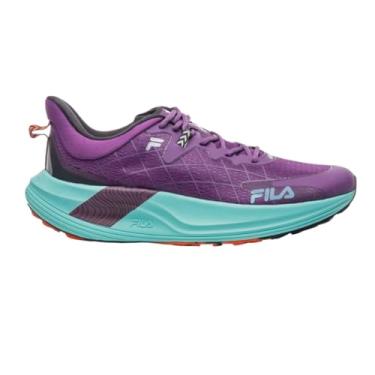 Imagem de Tênis Fila Racer Skytrail Roxo e Verde Água - Feminino - 34 - Roxo