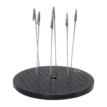Imagem de Asixxsix Mesa Giratória Giratória de 360 ​​graus para Pulverização de Tinta, Suporte de Base para Pintura de Modelo Com 6 Bastões de Clipe, para Projetos de Artesanato de Decoração de