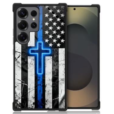 Imagem de ZHEGAILIAN Capa compatível com Samsung Galaxy S24 Ultra, moldura de TPU macia reforçada nos cantos, proteção à prova de choque, compatível com Samsung Galaxy S24 Ultra, capa para homens/mulheres