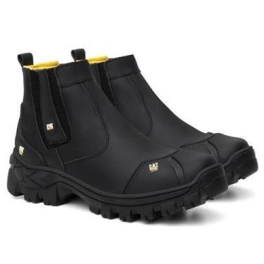 Imagem de Botina Roman Catpriime Couro Nobre Palmilha Conforto Biqueira PVC Com 