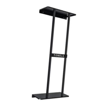 Imagem de Fenteer Toalheiro organizador do banheiro montagem na parede suporte de toalha rack de armazenamento para salão de beleza