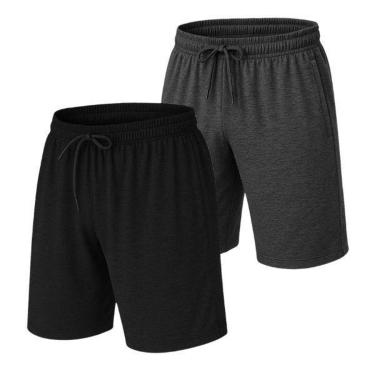 Imagem de Kit 2 Short Bermuda Leve Dry  Academia Treino-Masculino