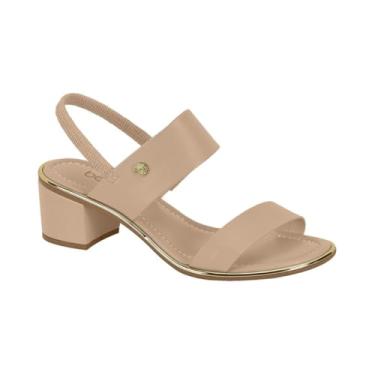 Imagem de Sandália Feminina Beira Rio Salto Médio, Napa Macia, Conforto e Estilo – 38