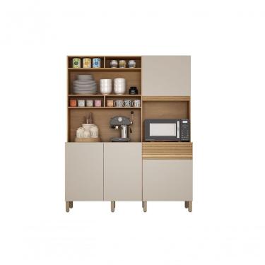 Imagem de Armario Cozinha Canastra Valdemoveis Cinamomo/off White