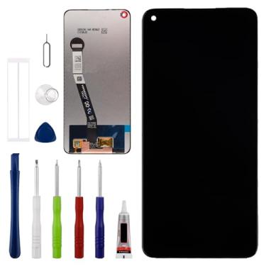 Imagem de Vvsialeek Novo conjunto de digitalizador de tela LCD sensível ao toque compatível com Xiaomi Redmi Note 9 / Xiaomi Redmi 10X [6,5 polegadas] com ferramentas de reparo - com funcionalidade de impressão