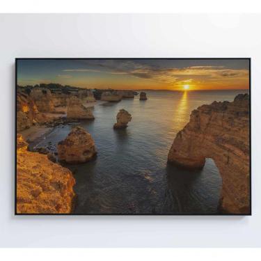 Imagem de Quadro Rochas No Mar 60x40 Cm Adesivo Fotográfico