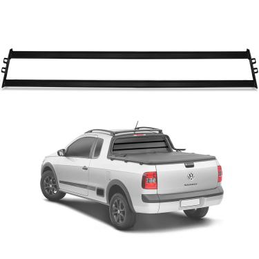 Imagem de Barra Grade Vigia Saveiro CE 2010 a 2025 Proteção Vidro Traseiro