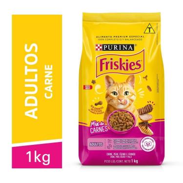 Imagem de Ração FRISKIES gatos adultos Mix de Carne 1kg