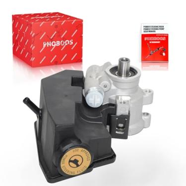 Imagem de PHOBOOS Bomba de direção hidráulica compatível com Jeep Cherokee XJ 1996-2001, Wrangler TJ 1997-2003, 4,0L, com reservatório, direção suave, baixo ruído, alta durabilidade, ref. 20-38771