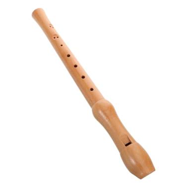 Imagem de Toyvian Gravador de madeira com oito instrumentos musicais claros e ricos, instrumento de sopro portátil para prática de iniciantes e aprendizado musical de educação infantil