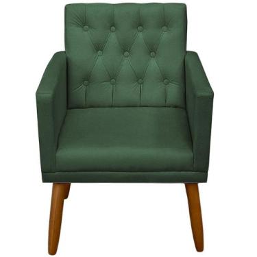 Imagem de Poltrona Decorativa Cadeira Escritório Recepção Sala de estar - MOBLAN