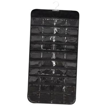 Imagem de menolana Organizador de Carrinhos de Brinquedo Suspenso com 80 Bolsos, Estojo de Armazenamento Multiuso para Exibição de Carrinhos de Brinquedo Colecionáveis, Preto