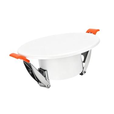 Imagem de Ioensy Tampa de teto com mola, leve e com fivela, para furos de ar condicionado em salas de estar, cozinhas e escritórios, Branco