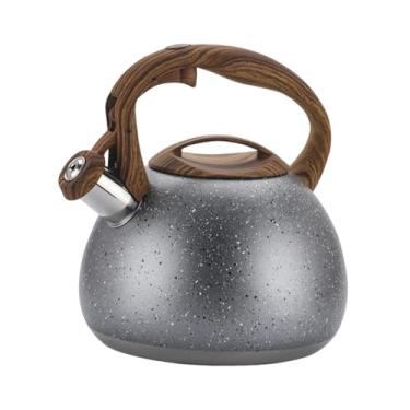 Imagem de Ｂｅｓｇａ Chaleira com apito, bule para chá e café, utensílio de cozinha para fogão, chaleira para água quente, bule para fogão, camping, festa, dormitório, uso