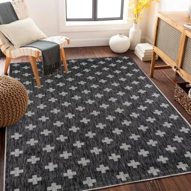 Imagem de Tapete externo 20 x 25 cm à prova d'água lavável, tapete de deck externo impermeável para pátios antiderrapante 12 x 20 cm, tapetes de jardim ao ar livre 7 x 12 cm fácil de limpar para varanda e