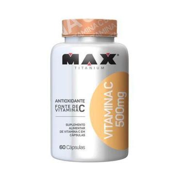 Imagem de Vitamina C 500mg 60 Cápsulas Max Titanium-Unissex