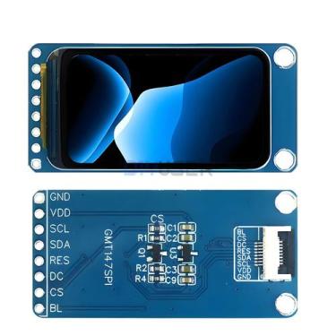 Imagem de Tela LCD TFT De 1,47 Polegadas 172x320 Display Colorido SPI Ângulo De 