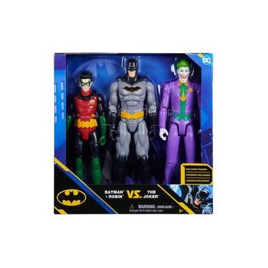 Imagem de 3 Bonecos Robin, Batman e Coringa De 30Cm - Dc
