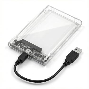 Imagem de Case Para HD/SSD 2,5” USB 2.0 – Transforme Seu HD de Notebook em Armazenamento Externo Portátil, Plug & Play, Suporte Até 1000GB, Alta Durabilidade e Proteção