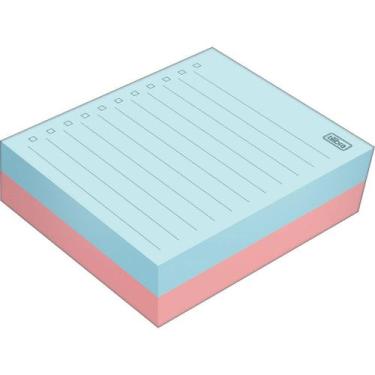 Imagem de BLOCO TILEMBRETE - 100 Folhas - 80mm x 91mm - Tilibra, Margeado