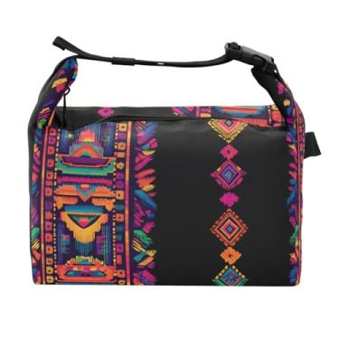 Imagem de STAYTOP Lancheira estilo mexicano com fivela de alça, lancheira isolada para meninos e meninas, lancheira térmica para trabalho escolar