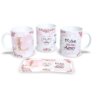 Imagem de Caneca Alfabeto dia das Mães Cada Letra é Um Carinho Para a Sua Mãe (L)