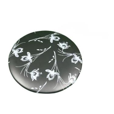 Imagem de Banqueta Baixa Banco Cozinha Americana Balcão Bar Aço - Bar com Assento Estofado，banqueta baixa cozinha(Preto Floral)