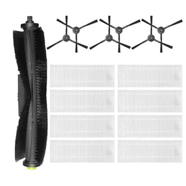 Imagem de Acessórios para aspirador robô - Escova rotativa + Escova lateral + Filtro HEPA + Pano de limpeza (peças de reposição), compatíveis com os modelos 360 S10, X100 MAX e 2pro.(005)