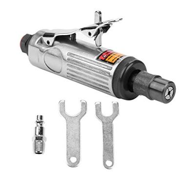 Imagem de Ymiko Moedor de ângulo de Ar de 1/4 Polegadas, Polidor de Gravação de Alta Velocidade, Ferramenta de Corte, Máquina de Moagem Pneumática de 22000 25000 RPM (Mandril pequeno de 3 mm para produto único)