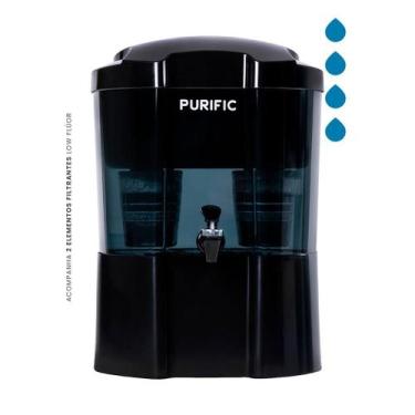Imagem de Purific Low Flúor 10 Litros  Redutor de Flúor, Preto