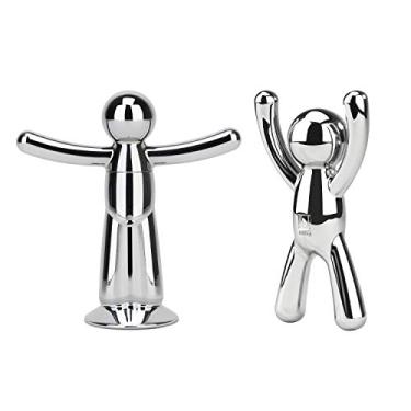 Imagem de Umbra Conjunto de saca-rolhas + abridor de garrafa, cromado, pequeno