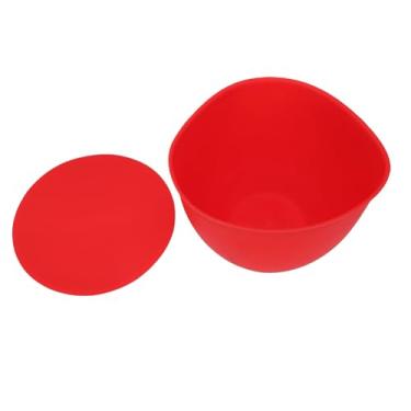 Imagem de MAVIS LAVEN Forro de Tigela de Silicone, Inserção Antiaderente Grau Alimentício para Batedeira KSM150 KSM180 KSM170 KSM160 KSM155 5QT, Com Tampa de Substituição (vermelho)