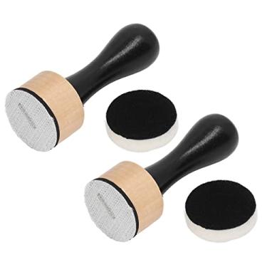 Imagem de KIMISS Conjunto de Ferramentas de Mistura de Tinta Com 2 Alças e 4 Esponjas Redondas para Padrões DIY Em Cartolina e Papel