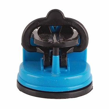 Imagem de Generic Afiador de Faca Manual Ferramenta Eficiente de Apontador de Tesoura para Cozinha, Material de Aço Abs + Tungstênio, 1 X Afiador de Faca Cena aplicável: Cozinha (Azul)