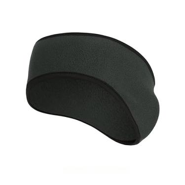 Imagem de Faixa de cabeça de ciclismo, inverno para homens e mulheres, estilo tiara, adequada para corrida, ciclismo e esqui em clima frio (cinza)