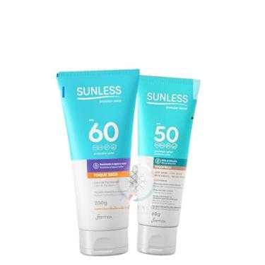 Imagem de Kit Protetor Solar Fps 60 200g + Protetor Solar Facial Bege Médio