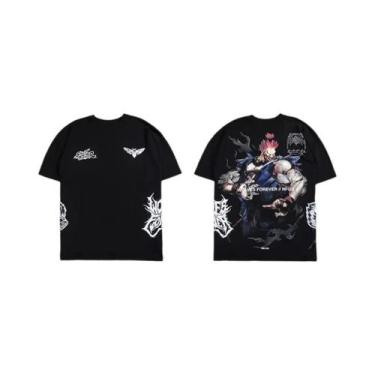 Imagem de Camiseta Masculina De Algodão Com Estampa De Cabeça De Lobo Para Boxe,