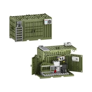 Imagem de Blocos De Montar Da Polícia Militar: Conjuntos De Modelos De Contêiner