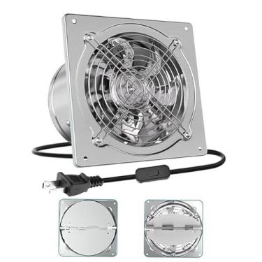 Imagem de HYZHANHONG Ventilador Industrial de Fluxo Axial de 12 Polegadas - Soprador de Exaustão Quadrado de Alta Potência 750W, Fluxo de Ar de 4700CFM, 2800RPM com Design de Baixo Ruído,220v