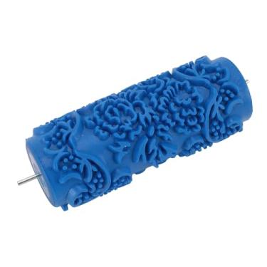 Imagem de Cryfokt Rolo de Pintura de Borracha Estampado para Decoração de Parede Projetos de Arte DIY Cobrem Facilmente Imperfeições para Reforma de Casa, Decoração de Clube | 5 Polegadas