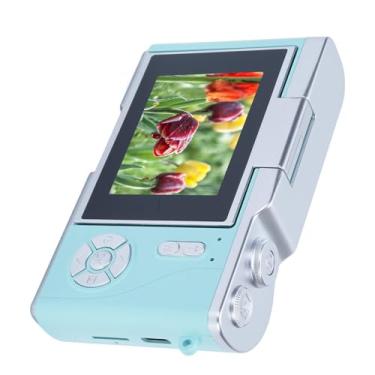 Imagem de Câmera Digital 1080p, Câmera Digital de 48MP para Iniciantes, Com Tela Flip de 2,4in HD, 8x Zoom Time Stamp Anti Shake, Incorporado Em Luz de Enchimento LED, Câmera Pequena (GREEN)