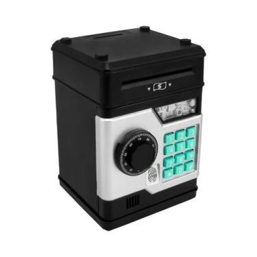 Imagem de Cofrinho Eletrônico Infantil Com Impressão Digital E Senha, Mini Caixa