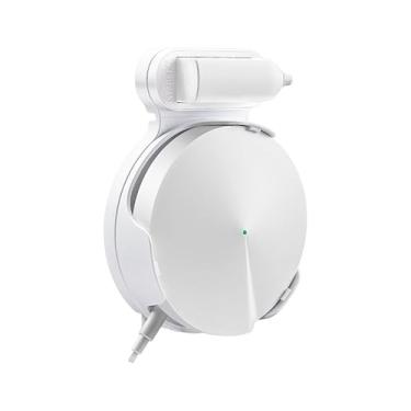 Imagem de Suporte de Parede para Roteador Deco M5 WiFi Instalação Sem Furaduras Fácil Instalar resistente Oculta Cabo Energia Economiza Espaço Design Minimalista Acessório Armazenamento Rede