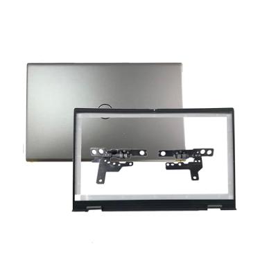 Imagem de Lyinsen Tampa traseira traseira para LCD de laptop de 15,6 polegadas com moldura e dobradiças para Dell Inspiron 15 5510 5515 5518 0CHFVW CHFVW 05WK5X Prata