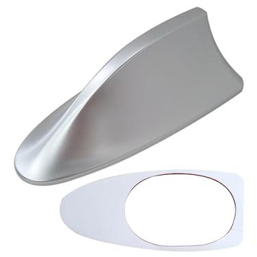 Imagem de BLUE ELF Capa de antena de teto de barbatana de tubarão prata superior para Hyundai Sonata-Elantra Ebony 2015-2019