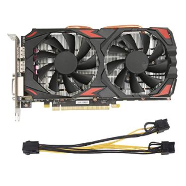 Imagem de ZJchao Placa Gráfica RX580 8GB GDDR5 GPU de Jogos de Alto Desempenho de 256 Bits Com Ventiladores de Resfriamento Duplos para Jogos de PC e Design 3D